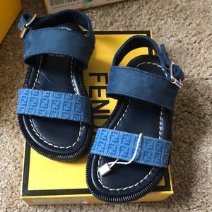 Authentic fendi toddler/ kid sandal